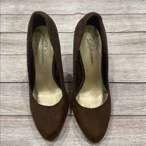 Classic Brown Stiletto Pumps